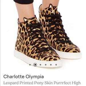 Charlotte Olympia Purrrfect High Tops